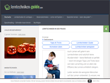 Tablet Screenshot of lerntechniken-guide.com